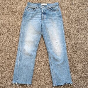 Denim Forum The Arlo High Rise Straight Size 27